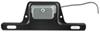 license plate lights non-submersible peterson light w/ steel mounting bracket - incandescent gray housing clear lens