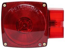 Peterson Tail Light for Trailers Over 80" Wide - 6 Function - Square - Passenger Side - PM444