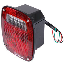 Peterson Combination Tail Light - 5 Function - Incandescent - Square - Driver Side