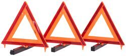 Peterson Triangle Warning Reflector Kit - Foldable - Fluorescent Orange - Qty 3 - PM449