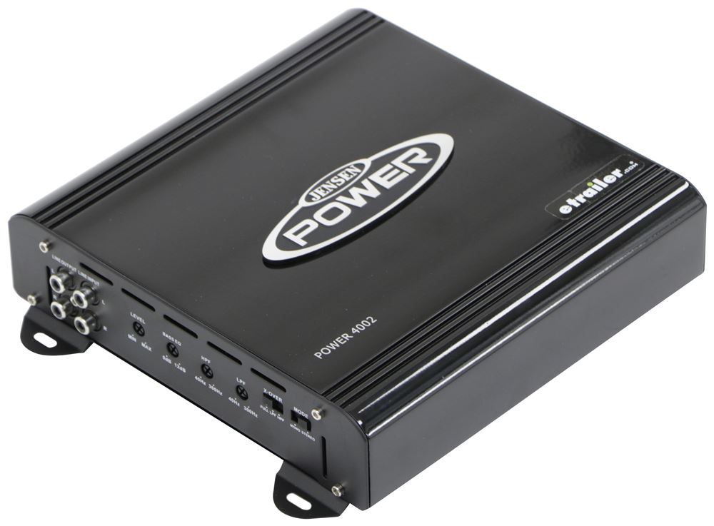 Jensen Power Amplifier w/ Crossover Filters 2 Channel 12 Volts