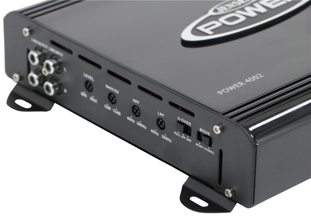 Jensen Power Amplifier w/ Crossover Filters 2 Channel 12 Volts