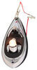 exterior pacer performance hi-five truck cab lights - chrome plated 5 piece white bulbs amber lens