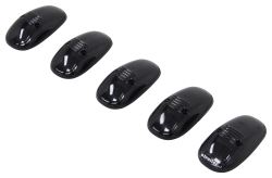 Pacer Performance Hi-Five Truck Cab Light Kit - Dodge - 5 Piece - Amber Bulbs - Smoke Lens          