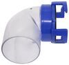 sewer elbows hose to waste valve prest-o-fit extension for rv - bayonet fitting 90-degree clear