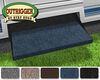 0  straight steps 1 step prest-o-fit outrigger exterior rv rug - 23 inch wide blue qty