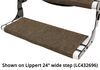 0  curved steps straight 22 inch wide prest-o-fit ruggids 3-piece exterior rv step rug set - universal brown
