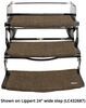 0  curved steps straight 3 prest-o-fit ruggids 3-piece exterior rv step rug set - universal 22 inch wide brown