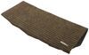 curved steps straight 22 inch wide prest-o-fit ruggids 3-piece exterior rv step rug set - universal brown