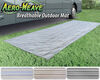 0  rv outdoor rugs 20l x 7-1/2w feet prest-o-fit aero-weave rug w/ storage bag - 7-1/2' 20' blue