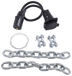 Wiring and Safety Chain Extension Kit for ProPride 3P Sway Control Hitches - PR34QR