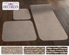 rv interior rugs prest-o-fit 3-piece rug set for hallway kitchen and bathroom - tan