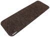rv interior rugs step and landing prest-o-fit rug for landings - 23-1/2 inch wide x 8 deep brown qty 1