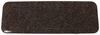 rv interior rugs prest-o-fit step rug for landings - 23-1/2 inch wide x 8 deep brown qty 1