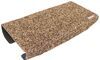 curved steps straight 1 step prest-o-fit wraparound exterior rv rug - 18 inch wide light brown qty