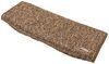 curved steps mildew resistant removes dirt uv weather prest-o-fit wraparound exterior rv step rug - 22 inch wide light brown qty 1