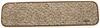 rv interior rugs 23-1/2 x 6 inch prest-o-fit step rug for landings - wide deep pecan qty 1