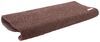 curved steps straight 22 inch wide prest-o-fit trailhead exterior rv step rug - universal brown qty 1