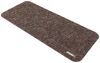 rv interior rugs 23-1/2 x 10 inch prest-o-fit step rug for landings - wide deep brown qty 1