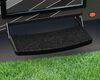 0  curved steps straight 1 step prest-o-fit trailhead exterior rv rug - universal 22 inch wide black qty