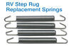 Replacement Springs for Prest-O-Fit RV Step Rugs - Qty 4