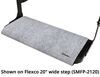 0  straight steps 1 step prest-o-fit outrigger exterior rv rug - 18 inch wide gray qty