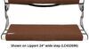 0  straight steps 22 inch wide prest-o-fit outrigger exterior rv step rug - universal brown qty 1