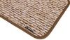 rv interior rugs 23-1/2 x 10 inch prest-o-fit step rug for landings - wide deep pecan qty 1