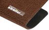 straight steps 1 step prest-o-fit outrigger exterior rv rug - 18 inch wide brown qty