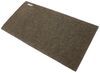 straight steps mildew resistant removes dirt uv weather prest-o-fit outrigger exterior rv step rug - 23 inch wide brown qty 1