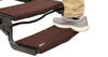 curved steps straight mildew resistant removes dirt uv weather prest-o-fit trailhead exterior rv step rug - universal 22 inch wide brown qty 1