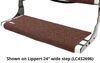 0  curved steps straight 22 inch wide prest-o-fit trailhead exterior rv step rug - universal brown qty 1