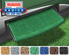 0  rv step covers prest-o-fit curved steps 1 wraparound exterior rug - 22 inch wide green qty