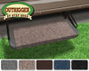 0  straight steps 1 step prest-o-fit outrigger exterior rv rug - 18 inch wide light brown qty