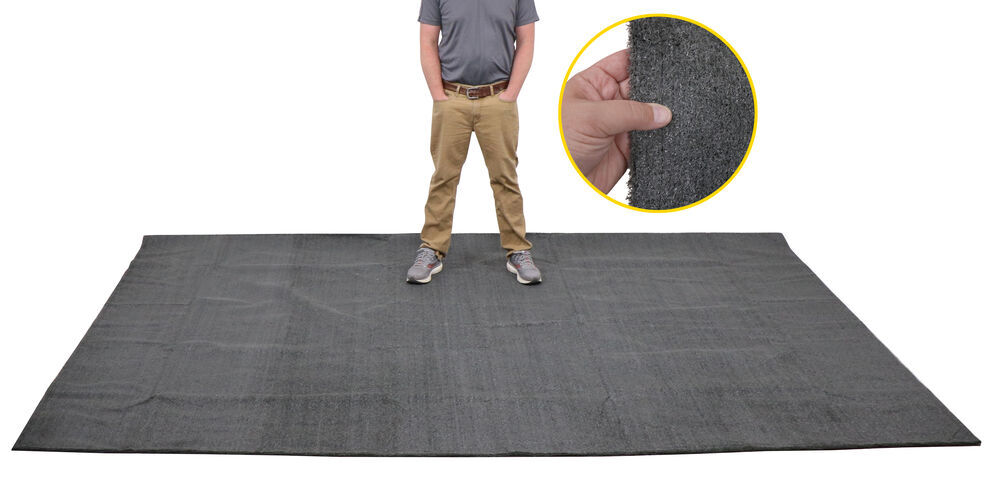 Prest-O-Fit Surface Mate RV Outdoor Rug - 8' Long x 12' Wide - Gray - PR98ZR