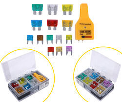 Auto Fuse Kit with Tester - APM Mini and APR Standard Sizes - 112 Pieces - PT36ZR