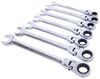 wrenches 10 mm 12 13 14 15 17 18 ratcheting wrench set - metric 180 degree flex head 7 pieces