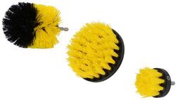 Cleaning Brush Set for Power Tools - 1/4" Quick Connect Shaft - 3 Pieces - PT48ZR