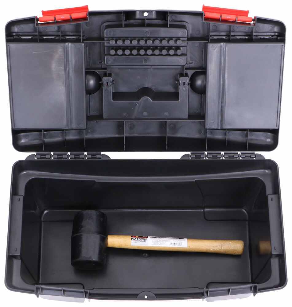 Plastic Tool Box With Removeable Tray 19 Long Performance Tool Tool