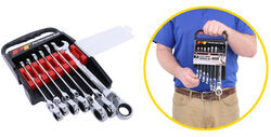 Ratcheting Wrench Set - SAE - 180 Degree Flex Head - 7 Pieces - PT59FR