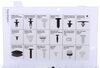 fastening tools auto body clips and fasteners for gm chevrolet vehicles - 350 pieces