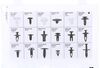 fastening tools auto body clips and fasteners for ford vehicles- 415 pieces