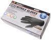 gloves nitrile with textured fingertips - black large 100 pieces