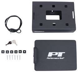 Performance Tool Portable Locking Storage Box w/ Mounting Bracket