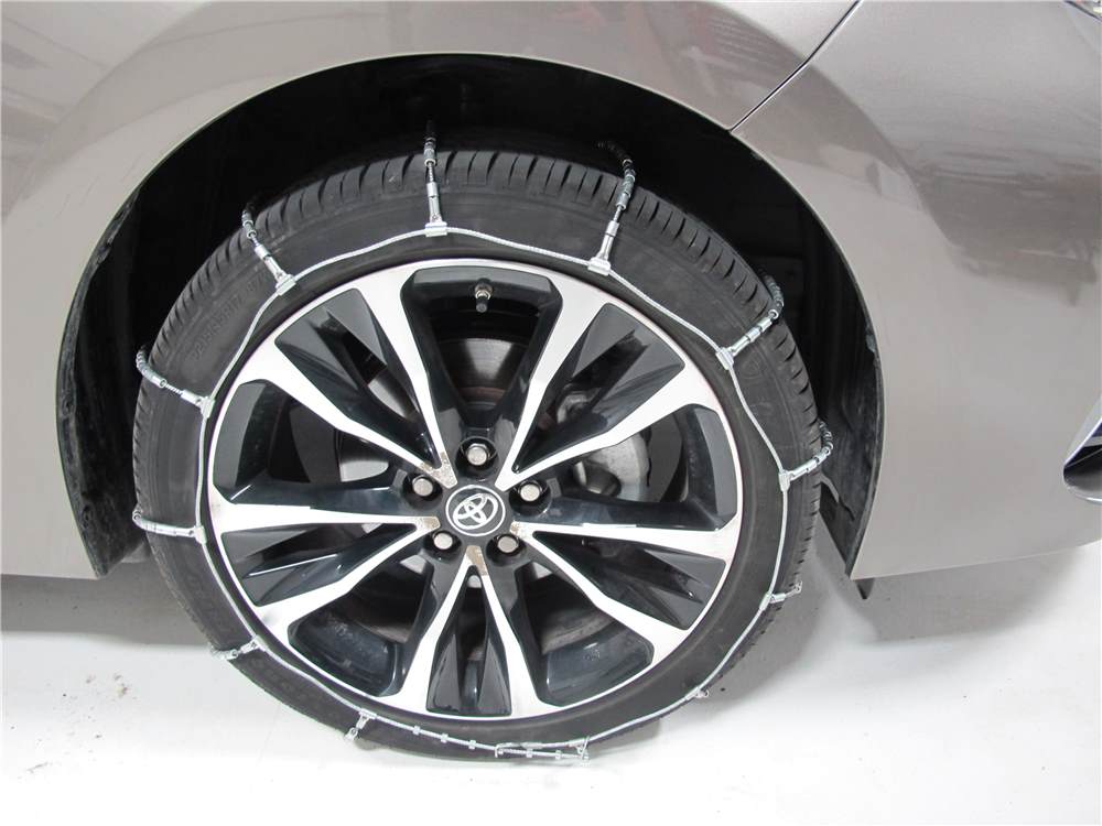 2017 Toyota Corolla Glacier Cable Tire Chains Ladder Pattern Roller