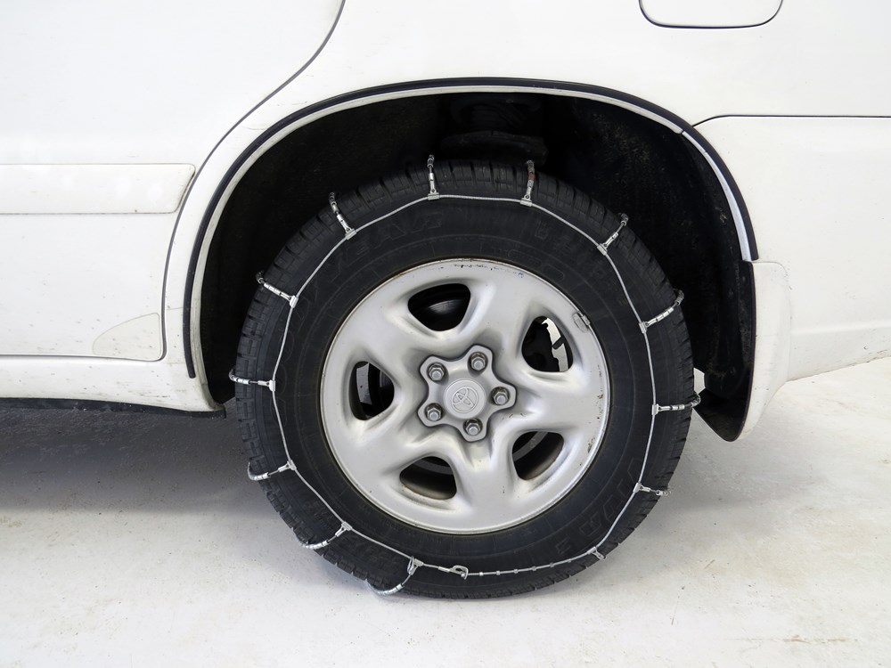 2021 Subaru Crosstrek Glacier Cable Tire Chains Ladder Pattern