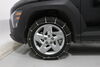 2024 hyundai kona  tire cables on road only glacier cable chains - ladder pattern roller links manual tensioning 1 pair