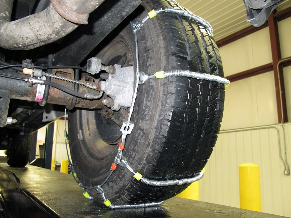 2010 Ford Ranger Glacier Cable Tire Chains Ladder Pattern Roller