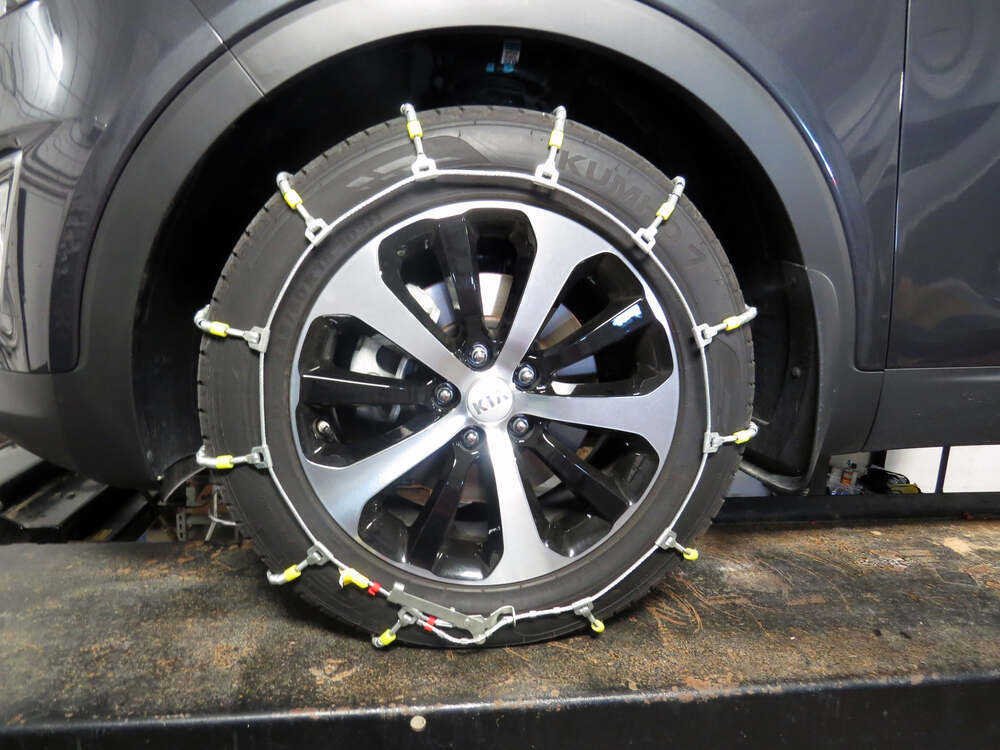 2019 Kia Sorento Glacier Cable Tire Chains Ladder Pattern Roller