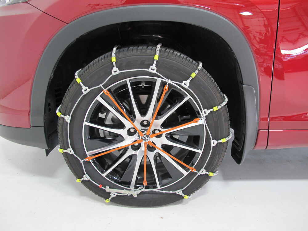 2017 Toyota Highlander Glacier Cable Tire Chains Ladder Pattern